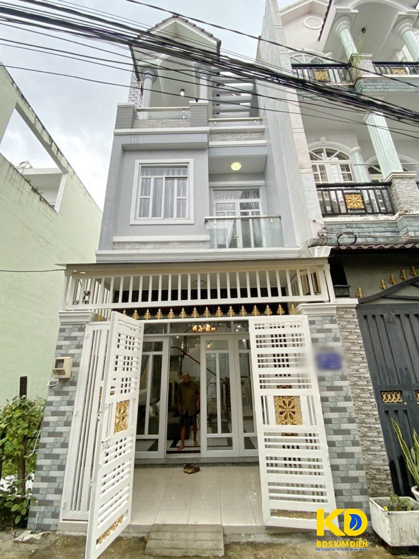 Bán nhà phố 3 tầng hẻm xe hơi 2295 Huỳnh Tấn Phát Nhà Bè (đường 8m)