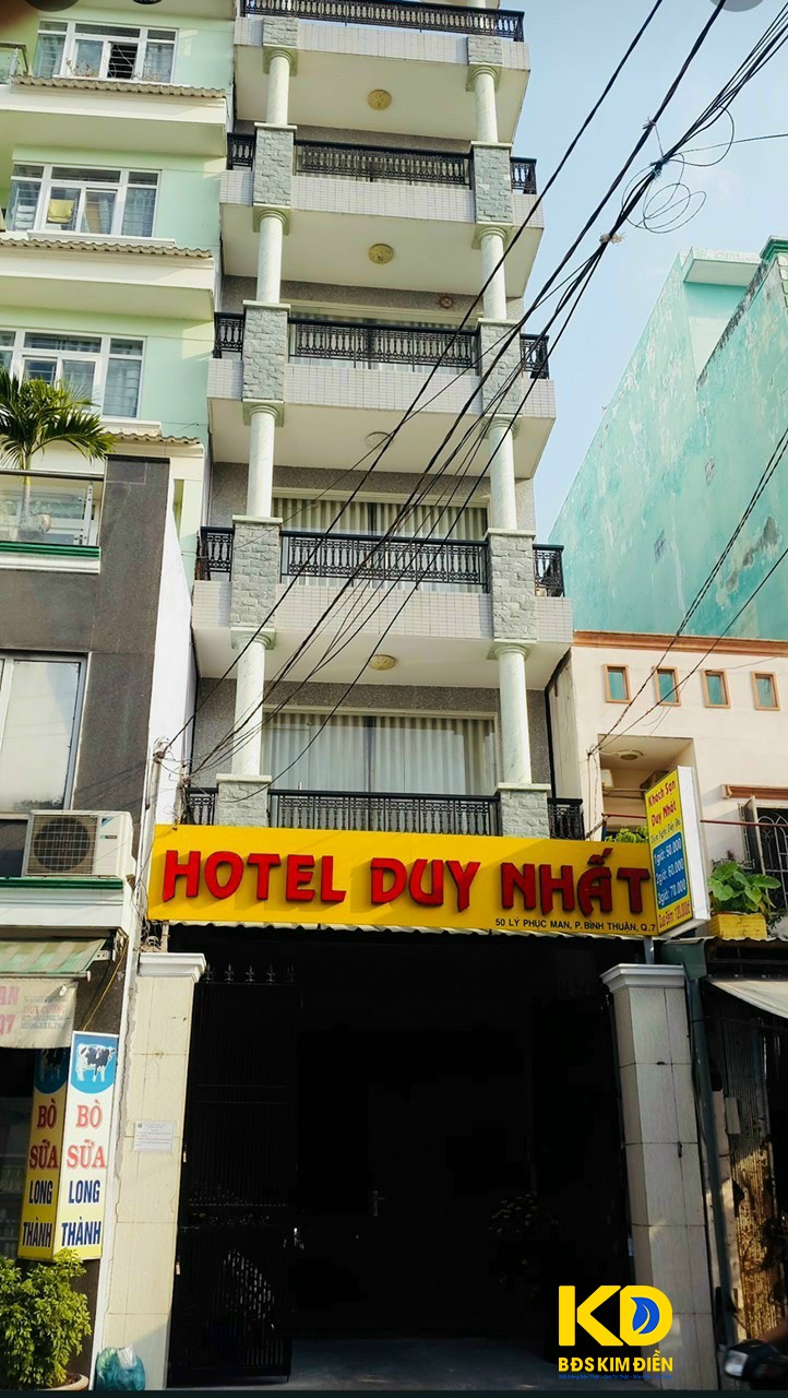 Bán khách sạn mặt tiền đường Lý Phục Man P. Bình Thuận. Quận 7.