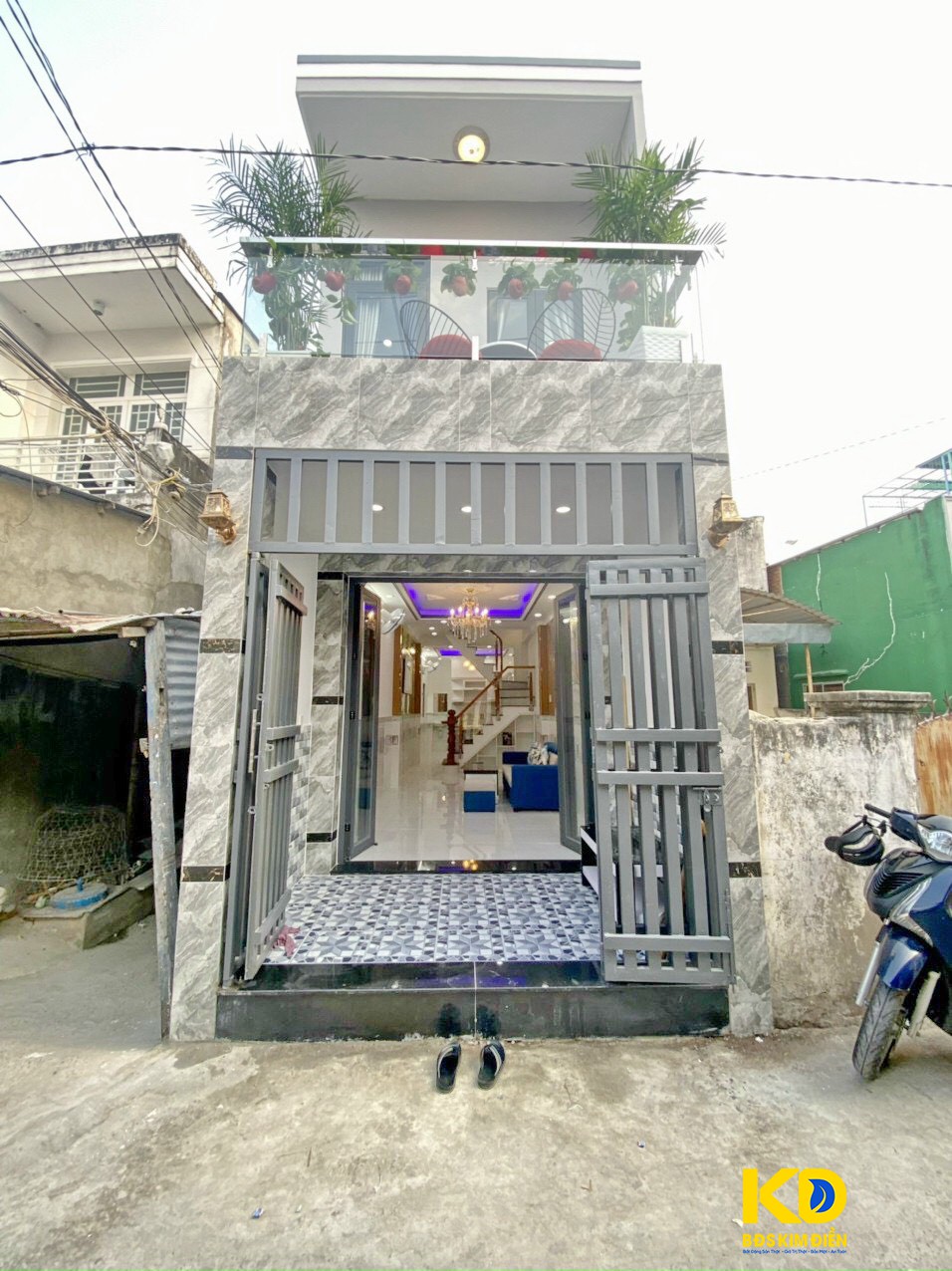 Bán nhà sổ hồng riêng đsh mặt tiền hẻm 3m 2056 Huỳnh Tấn Phát Nhà Bè.