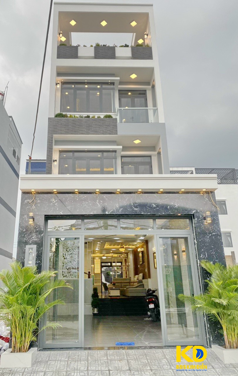 Bán nhà mới phong cách hiện đại đẹp lung linh đường nhựa 12m Huỳnh Tấn Phát Nhà Bè.