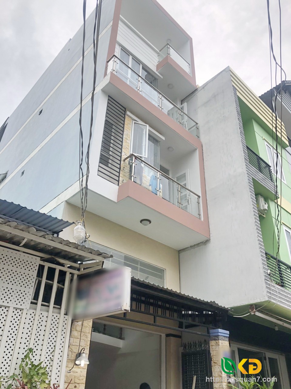 Bán nhà 3,5 tầng hẻm 8m 502 Huỳnh Tấn Phát Quận 7